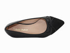 Ballerine en cuir noir Coco