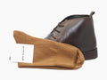 Chaussettes homme en coton marron