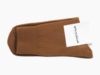 Chaussettes homme en coton marron