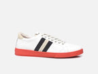 Baskets en cuir blanc Zaffiro