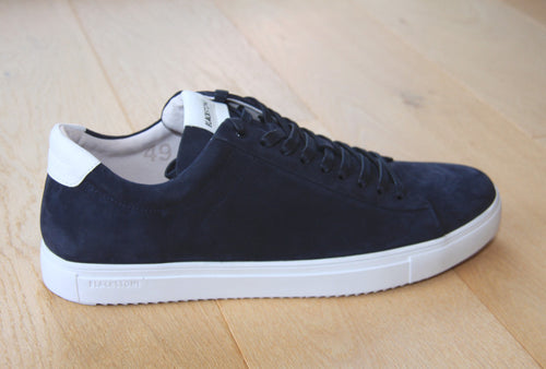 Baskets Blackstone en cuir bleu marine RM 51