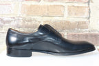 Derbies classiques en cuir noir Philip