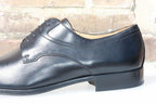Derbies classiques en cuir noir Philip