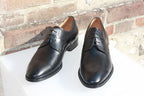 Derbies classiques en cuir noir Philip