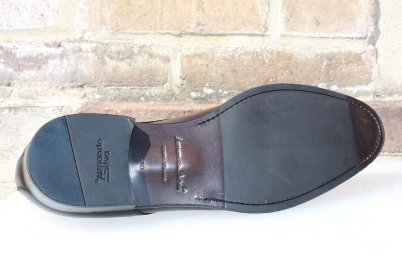 Derbies classiques en cuir noir Philip