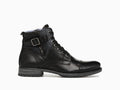 Boots en cuir noir Yero
