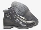 Boots en cuir noir Yero
