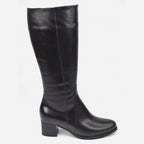 Bottes en cuir noir Muse
