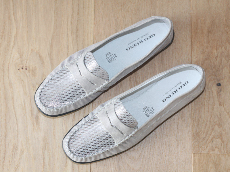 Mocassins souples en cuir brillant Elle