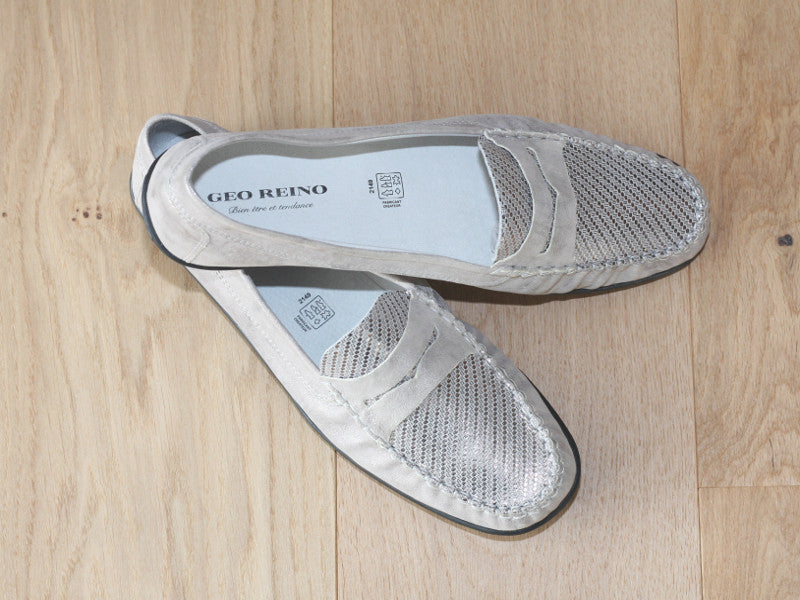 Mocassins souples en cuir brillant Elle