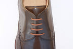 Derby en cuir marron olive Ralph