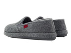 Chaussons d'intérieur en feutre gris 