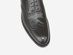 Richelieus classiques en cuir noir Dany