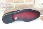 Richelieus classiques en cuir noir Dany