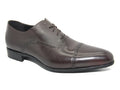 Chaussures richelieu en cuir marron brun Sacha