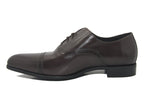 Chaussures richelieu en cuir marron brun Sacha