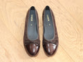 Ballerines sport vernis et velours chocolat
