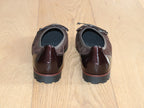 Ballerines sport vernis et velours chocolat