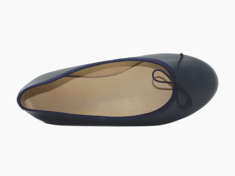 Ballerines cuir bleu marine Zest