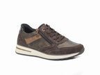Baskets mode Remonte en cuir marron