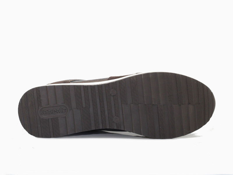 Baskets mode Remonte en cuir marron