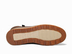 Boots marron avec lacets et zip
