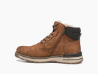 Boots fourrées Mustang aspect cuir cognac