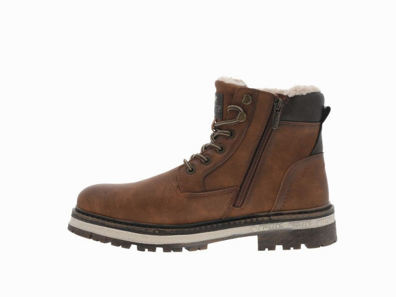 Boots chaudes Mustang coloris cognac