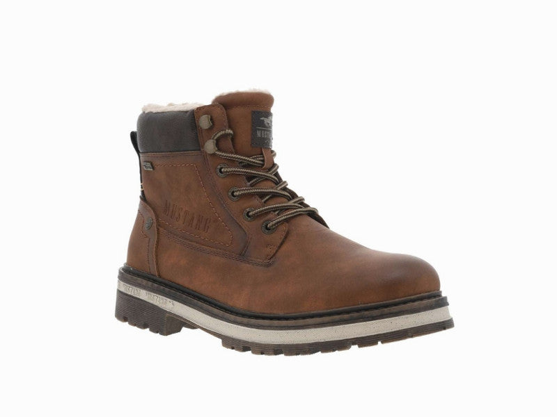 Boots chaudes Mustang coloris cognac