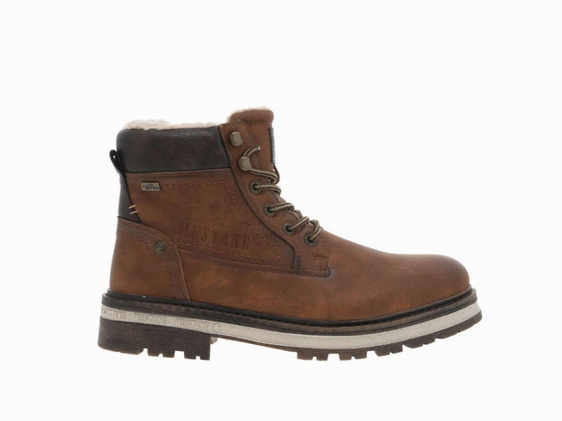 Boots chaudes Mustang coloris cognac