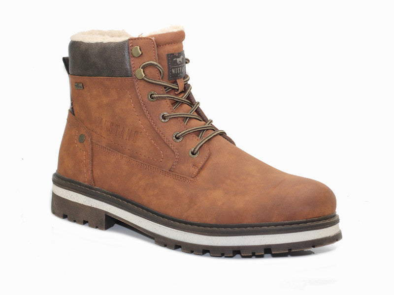 Boots chaudes Mustang coloris cognac