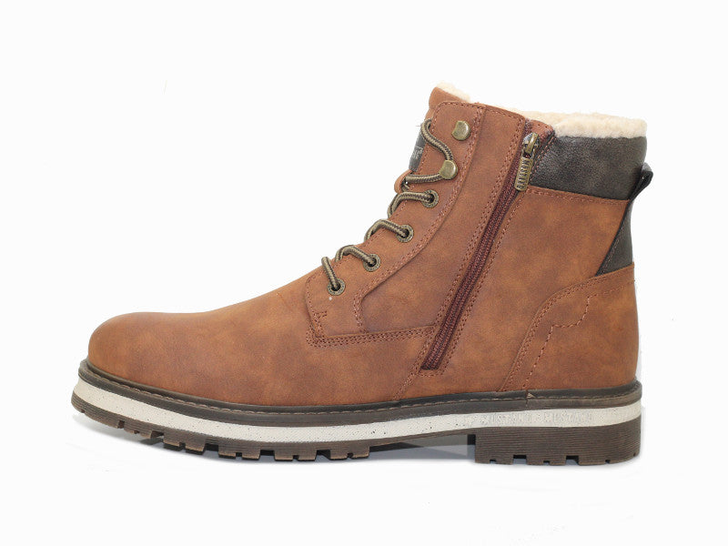 Boots chaudes Mustang coloris cognac