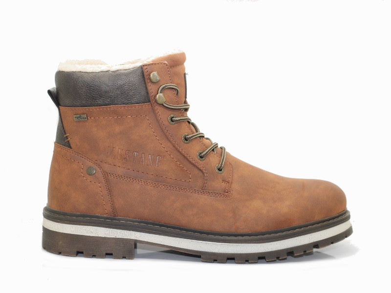 Boots chaudes Mustang coloris cognac