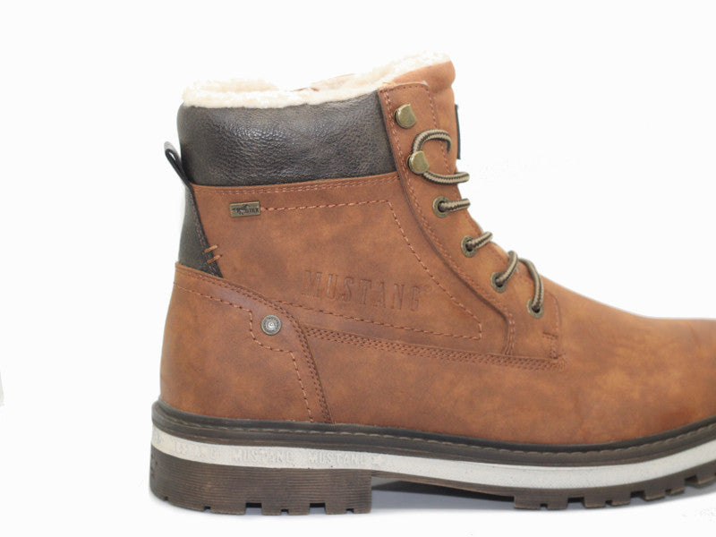 Boots chaudes Mustang coloris cognac