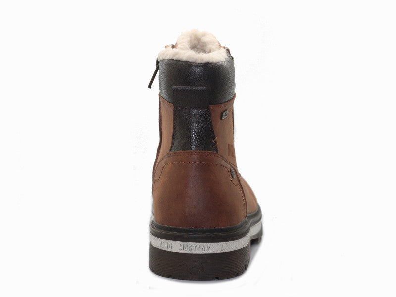 Boots chaudes Mustang coloris cognac