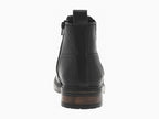 Boots style chelsea en cuir noir Elster