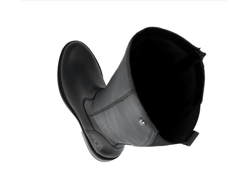 Bottes cavalières Remonte en cuir noir