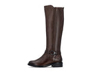 Bottes classiques en cuir brun Amazone