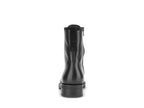 Bottines à lacet en cuir noir