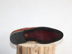 Chaussures richelieu Brett en cuir cognac 