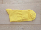 Chaussettes en coton jaune