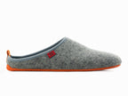 Chaussons slipper en feutre gris Mistigri