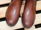 Boots style chelsea en cuir marron cognac Elster