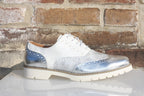 Derbies blanc et argent Marni