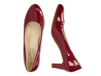 Escarpin rouge vernis Aurelia