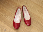 Escarpin rouge vernis Aurelia