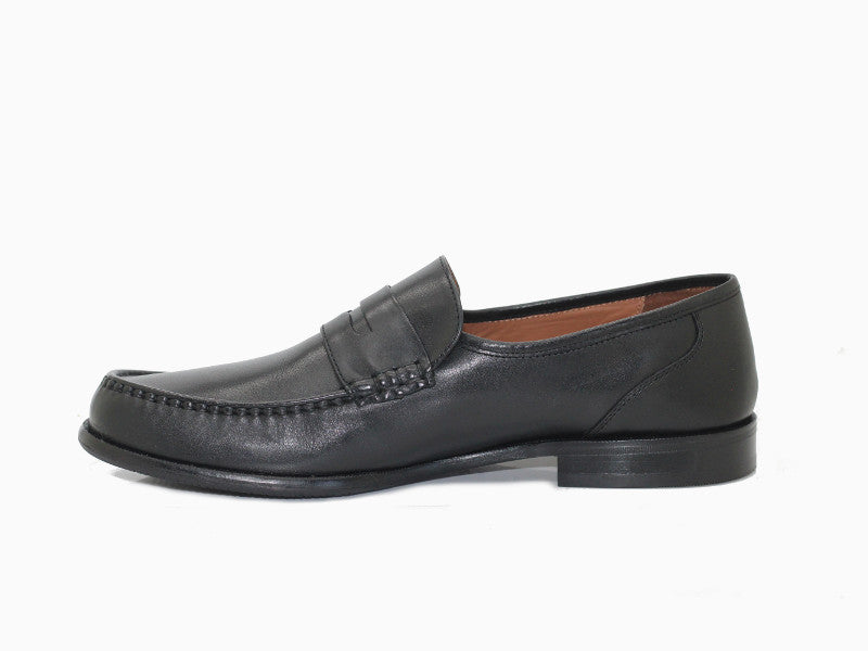 Mocassins classiques en cuir noir Sioux