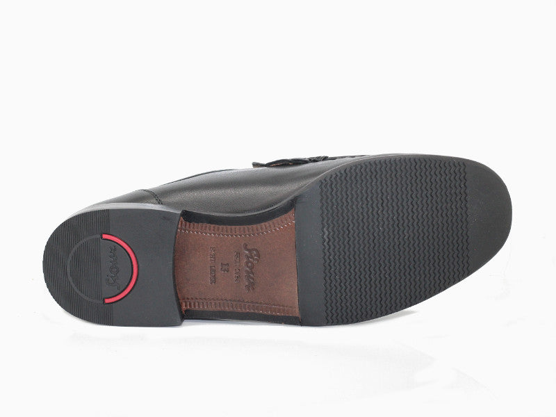 Mocassins classiques en cuir noir Sioux