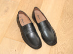 Mocassins classiques en cuir noir Sioux