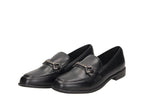 Mocassins noir classique et bijou fantaisie